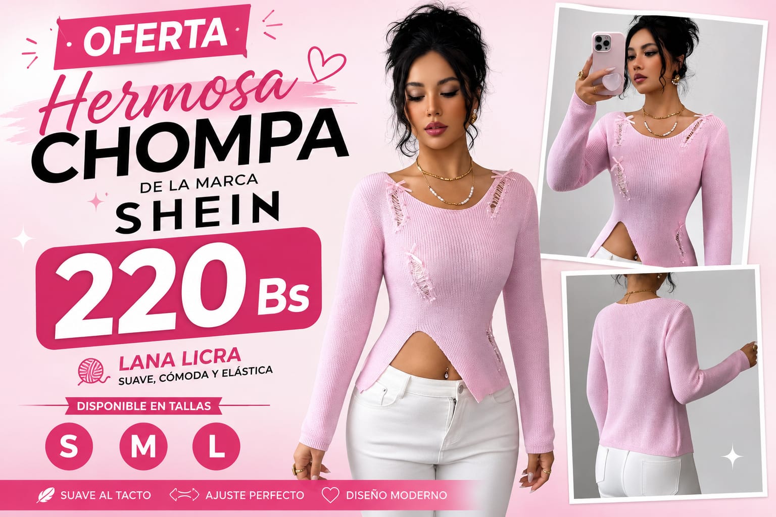 CHOMPA ROSA 
